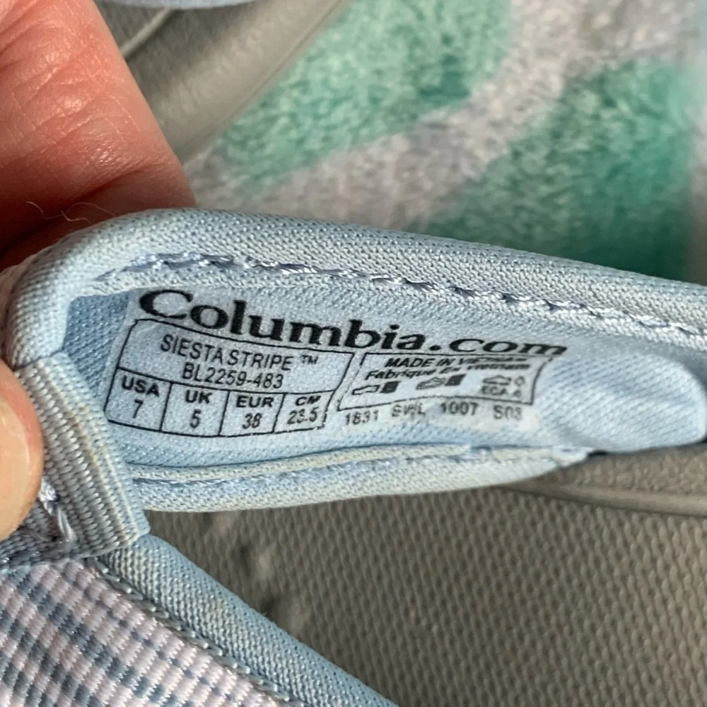 Columbia siesta stripe grosgrain flip flops 7